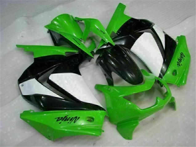 Cheap 2008-2012 Green Black Ninja Kawasaki EX250 Moto Fairings Cheap 2008-2012 Green Black Ninja Kawasaki EX250 Moto Fairings