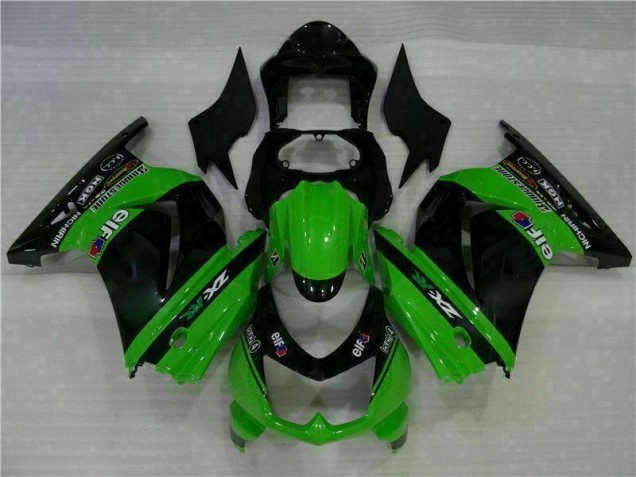Cheap 2008-2012 Black Green Kawasaki EX250 Motorcylce Fairings Cheap 2008-2012 Black Green Kawasaki EX250 Motorcylce Fairings