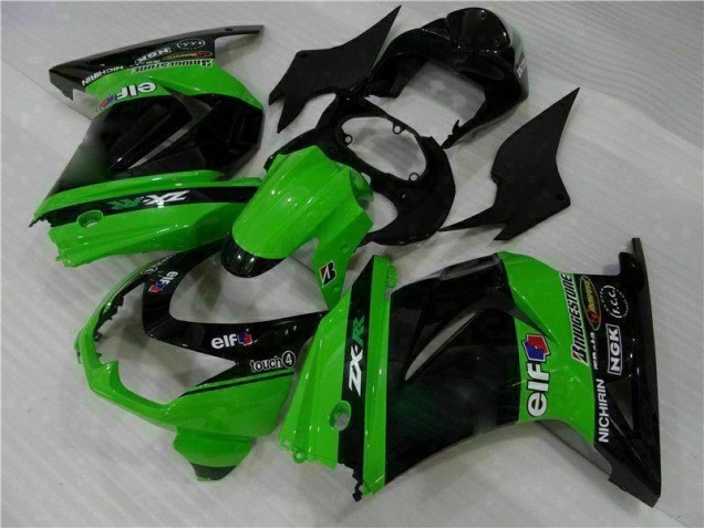 Cheap 2008-2012 Black Green Kawasaki EX250 Motorcylce Fairings Cheap 2008-2012 Black Green Kawasaki EX250 Motorcylce Fairings