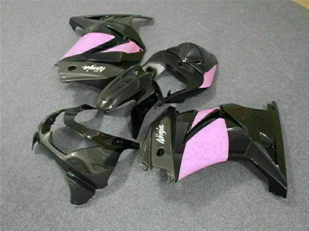 Cheap 2008-2012 Black Pink Ninja Kawasaki EX250 Motorcycle Replacement Fairings Cheap 2008-2012 Black Pink Ninja Kawasaki EX250 Motorcycle Replacement Fairings