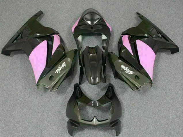 Cheap 2008-2012 Black Pink Ninja Kawasaki EX250 Motorcycle Replacement Fairings Cheap 2008-2012 Black Pink Ninja Kawasaki EX250 Motorcycle Replacement Fairings