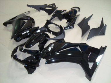 Cheap 2008-2012 Glossy Black Kawasaki ZX250R Replacement Fairings