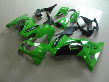 Cheap 2008-2012 New Green Monster Kawasaki ZX250R Motorbike Fairings
