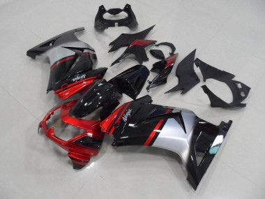 Cheap 2008-2012 Candy Red Black Silver Kawasaki ZX250R Motorcycle Fairing