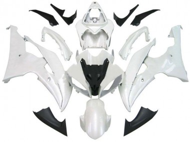 Cheap 2008-2016 Pearl White Yamaha YZF R6 Bike Fairings