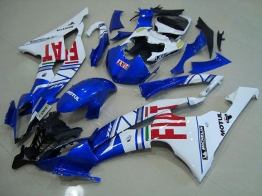 Cheap 2008-2016 Blue White Red Fiat Yamaha YZF R6 Moto Fairings