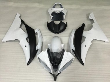 Cheap 2008-2016 White Black Yamaha YZF R6 Bike Fairings & Bodywork