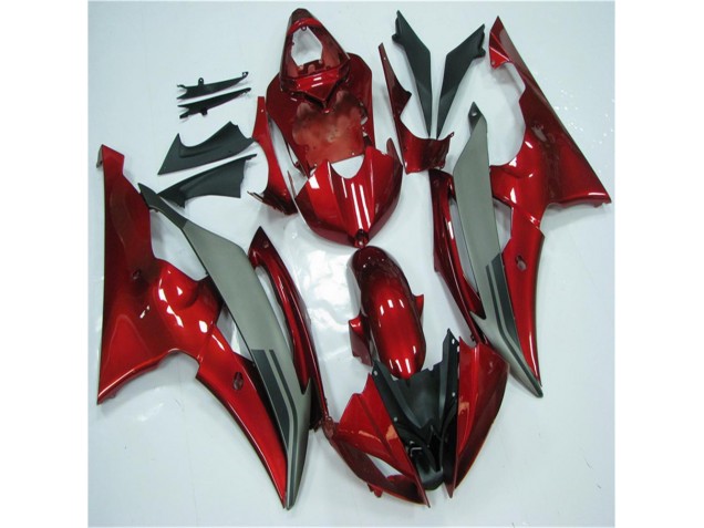 Cheap 2008-2016 Red Grey Yamaha YZF R6 Motorcycle Fairings Kits Cheap 2008-2016 Red Grey Yamaha YZF R6 Motorcycle Fairings Kits