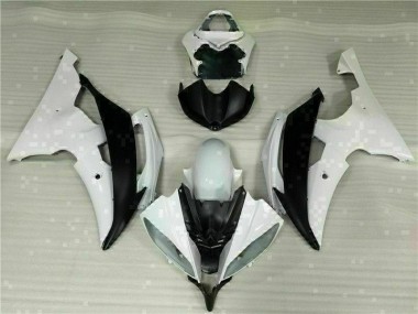 Cheap 2008-2016 White Black Yamaha YZF R6 Motorcycle Fairings Kit