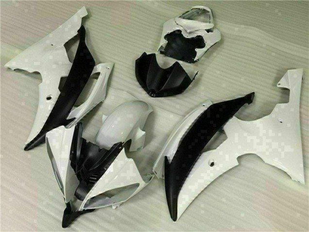Cheap 2008-2016 White Black Yamaha YZF R6 Motorcycle Fairings Kit Cheap 2008-2016 White Black Yamaha YZF R6 Motorcycle Fairings Kit