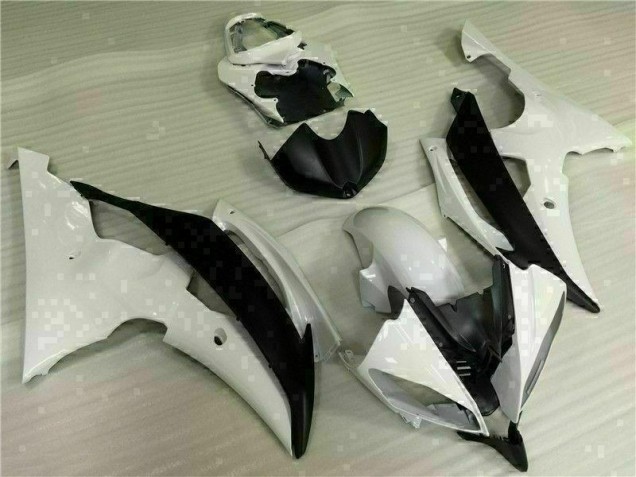 Cheap 2008-2016 White Black Yamaha YZF R6 Motorcycle Fairings Kit Cheap 2008-2016 White Black Yamaha YZF R6 Motorcycle Fairings Kit