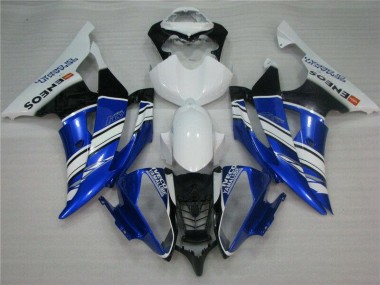 Cheap 2008-2016 Blue White Yamaha YZF R6 Motorcycle Fairing