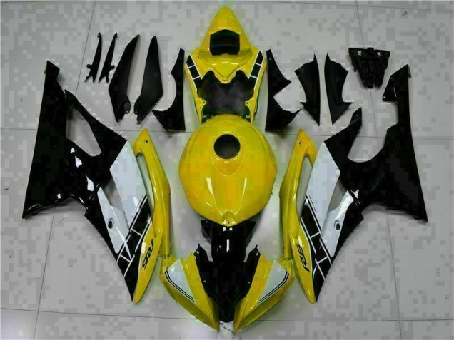 Cheap 2008-2016 Yellow Black Yamaha YZF R6 Motorcycle Fairings Kits Cheap 2008-2016 Yellow Black Yamaha YZF R6 Motorcycle Fairings Kits