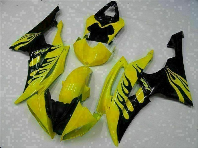 Cheap 2008-2016 Yellow Black Yamaha YZF R6 Motorcycle Fairing Kits Cheap 2008-2016 Yellow Black Yamaha YZF R6 Motorcycle Fairing Kits