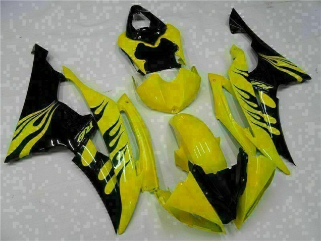 Cheap 2008-2016 Yellow Black Yamaha YZF R6 Motorcycle Fairing Kits Cheap 2008-2016 Yellow Black Yamaha YZF R6 Motorcycle Fairing Kits