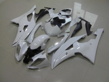 Cheap 2008-2016 Pearl White No Decals Yamaha YZF R6 Motorbike Fairing