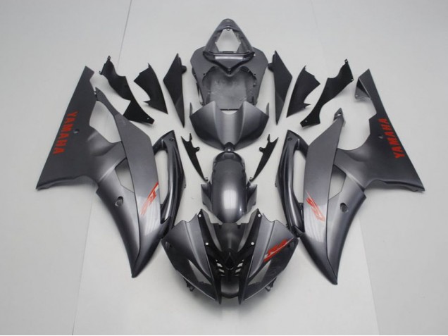 Cheap 2008-2016 Matte Black Grey Yamaha YZF R6 Motorcycle Fairings Kit Cheap 2008-2016 Matte Black Grey Yamaha YZF R6 Motorcycle Fairings Kit