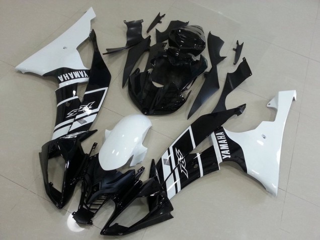Cheap 2008-2016 White and Black Yamaha YZF R6 Motorcycle Fairings Cheap 2008-2016 White and Black Yamaha YZF R6 Motorcycle Fairings