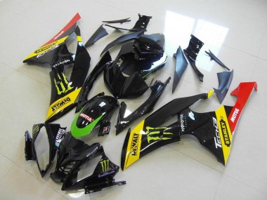 Cheap 2008-2016 Yellow Monster Yamaha YZF R6 Replacement Fairings