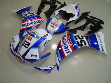 Cheap 2009-2011 White Black Sterilgarda Yamaha YZF R1 Motorbike Fairing