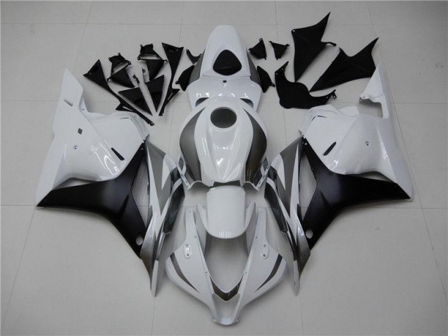 Cheap 2009-2012 White Silver Black Honda CBR600RR Motor Bike Fairings