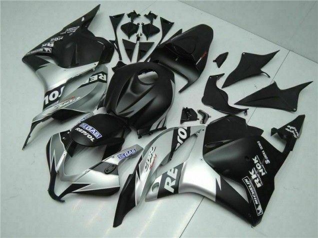Cheap 2009-2012 Black Silver Repsol Honda CBR600RR Motorcycle Fairings Kits Cheap 2009-2012 Black Silver Repsol Honda CBR600RR Motorcycle Fairings Kits