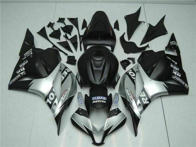 Cheap 2009-2012 Black Silver Repsol Honda CBR600RR Motorcycle Fairings Kits Cheap 2009-2012 Black Silver Repsol Honda CBR600RR Motorcycle Fairings Kits