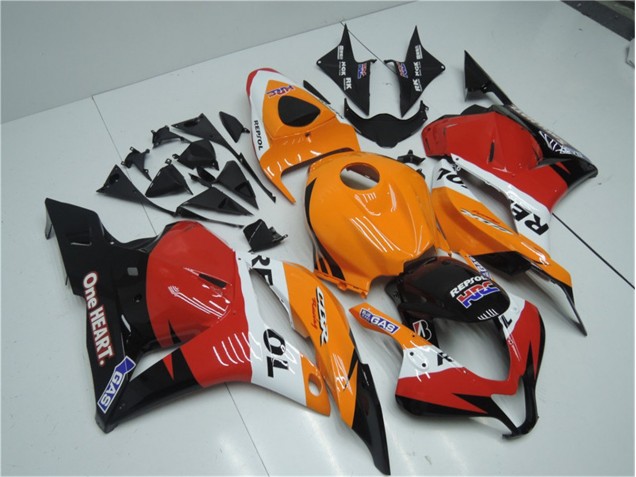 Cheap 2009-2012 Orange Red Black Repsol Honda CBR600RR Motorcyle Fairings Cheap 2009-2012 Orange Red Black Repsol Honda CBR600RR Motorcyle Fairings