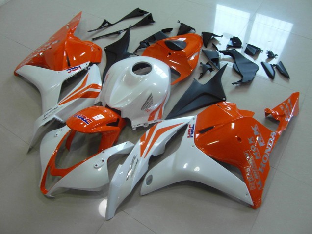 Cheap 2009-2012 Orange Pearl White Honda CBR600RR Motorcycle Replacement Fairings Cheap 2009-2012 Orange Pearl White Honda CBR600RR Motorcycle Replacement Fairings