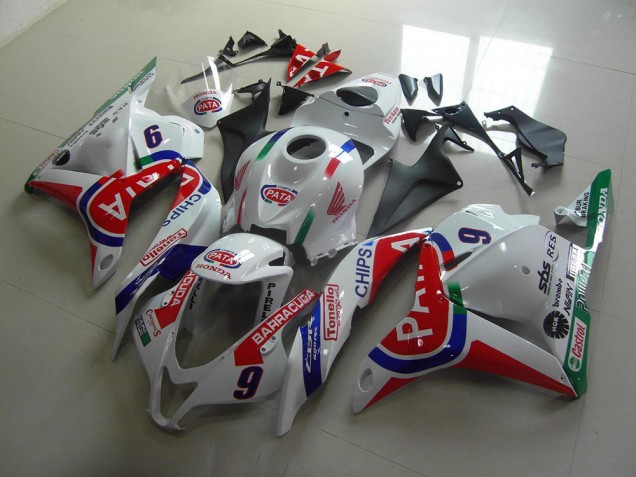 Cheap 2009-2012 Red White Pata Honda CBR600RR Motorcycle Fairing Kit Cheap 2009-2012 Red White Pata Honda CBR600RR Motorcycle Fairing Kit