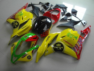 Cheap 2009-2012 Yellow Corona Extra Honda CBR600RR Motorbike Fairing Kits