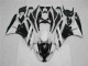 Cheap 2009-2012 Black White Kawasaki ZX6R Motorcycle Fairings Cheap 2009-2012 Black White Kawasaki ZX6R Motorcycle Fairings