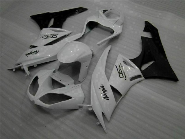 Cheap 2009-2012 White Black Ninja Kawasaki ZX6R Motorbike Fairings Cheap 2009-2012 White Black Ninja Kawasaki ZX6R Motorbike Fairings