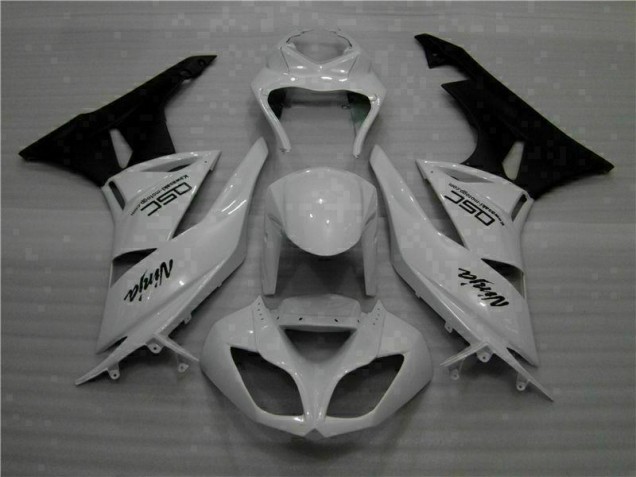 Cheap 2009-2012 White Black Ninja Kawasaki ZX6R Motorbike Fairings Cheap 2009-2012 White Black Ninja Kawasaki ZX6R Motorbike Fairings