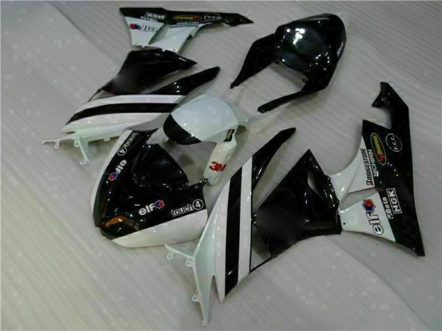 Cheap 2009-2012 Black White 3M Touch4 Kawasaki ZX6R Motorcycle Fairing Kits Cheap 2009-2012 Black White 3M Touch4 Kawasaki ZX6R Motorcycle Fairing Kits