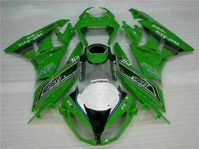 Cheap 2009-2012 Green Black LeoVince Kawasaki ZX6R Motorcycle Fairing Kit Cheap 2009-2012 Green Black LeoVince Kawasaki ZX6R Motorcycle Fairing Kit
