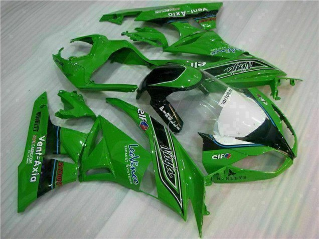 Cheap 2009-2012 Green Black LeoVince Kawasaki ZX6R Motorcycle Fairing Kit Cheap 2009-2012 Green Black LeoVince Kawasaki ZX6R Motorcycle Fairing Kit