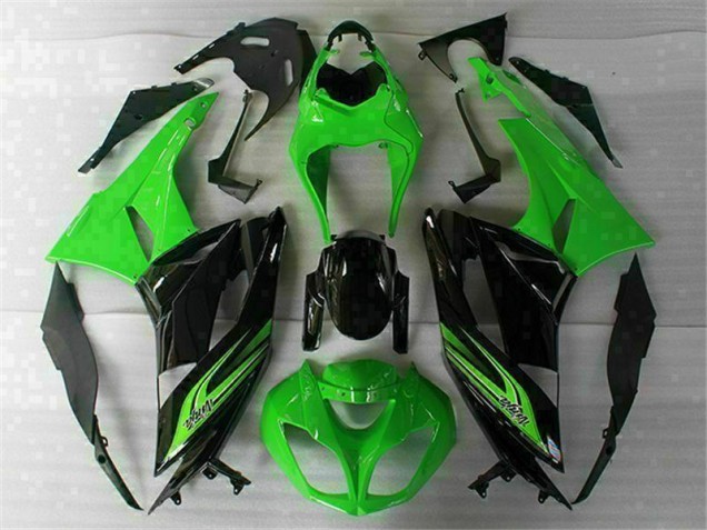 Cheap 2009-2012 Green Black Kawasaki ZX6R Motorbike Fairing Cheap 2009-2012 Green Black Kawasaki ZX6R Motorbike Fairing