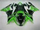 Cheap 2009-2012 Green Black Kawasaki ZX6R Motor Bike Fairings Cheap 2009-2012 Green Black Kawasaki ZX6R Motor Bike Fairings