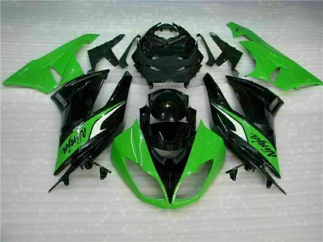 Cheap 2009-2012 Black Green Kawasaki ZX6R Bike Fairing Kit Cheap 2009-2012 Black Green Kawasaki ZX6R Bike Fairing Kit