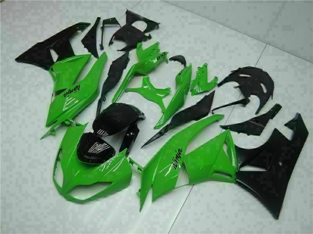Cheap 2009-2012 Black Green Kawasaki ZX6R Motorcycle Bodywork Cheap 2009-2012 Black Green Kawasaki ZX6R Motorcycle Bodywork