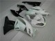 Cheap 2009-2012 White Black Kawasaki ZX6R Motorcycle Fairings Kits Cheap 2009-2012 White Black Kawasaki ZX6R Motorcycle Fairings Kits