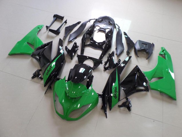 Cheap 2009-2012 Green and Black Kawasaki ZX6R Motorcycle Bodywork Cheap 2009-2012 Green and Black Kawasaki ZX6R Motorcycle Bodywork