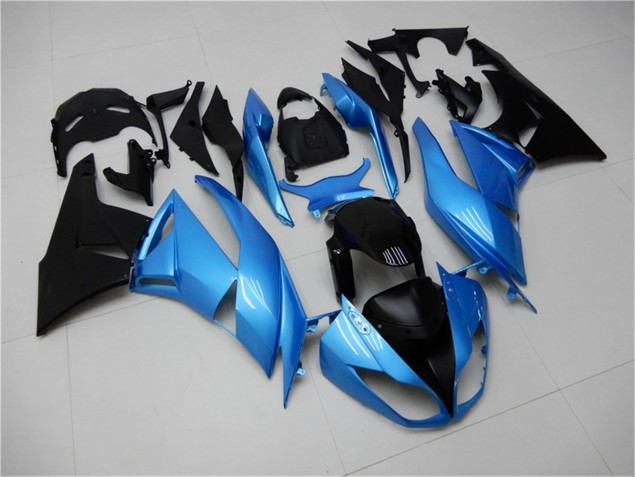 Cheap 2009-2012 Blue Black Kawasaki ZX6R Motorcycle Fairing Kit Cheap 2009-2012 Blue Black Kawasaki ZX6R Motorcycle Fairing Kit