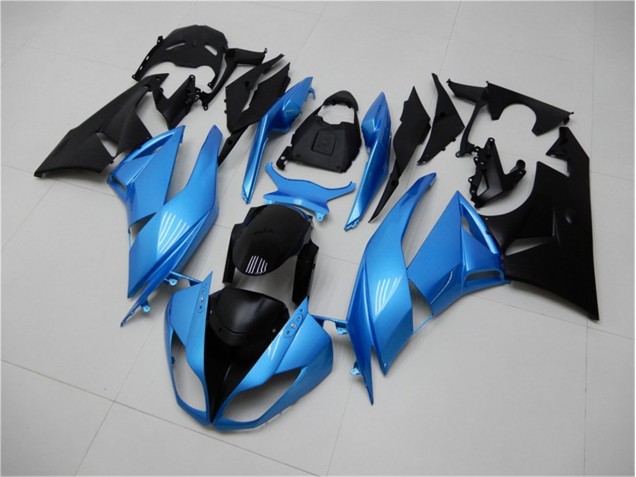 Cheap 2009-2012 Blue Black Kawasaki ZX6R Motorcycle Fairing Kit Cheap 2009-2012 Blue Black Kawasaki ZX6R Motorcycle Fairing Kit