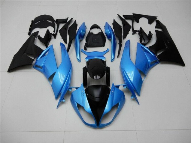 Cheap 2009-2012 Blue Black Kawasaki ZX6R Motorcycle Fairing Kit Cheap 2009-2012 Blue Black Kawasaki ZX6R Motorcycle Fairing Kit