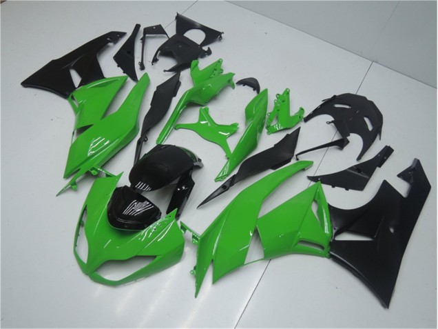 Cheap 2009-2012 Green Black Kawasaki ZX6R Replacement Motorcycle Fairings Cheap 2009-2012 Green Black Kawasaki ZX6R Replacement Motorcycle Fairings