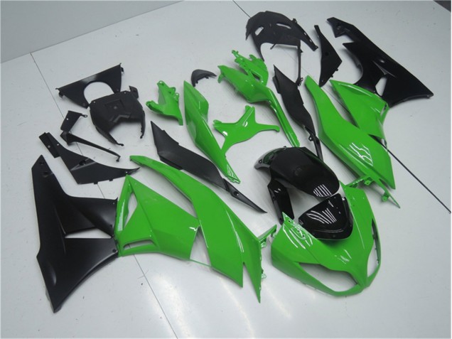 Cheap 2009-2012 Green Black Kawasaki ZX6R Replacement Motorcycle Fairings Cheap 2009-2012 Green Black Kawasaki ZX6R Replacement Motorcycle Fairings