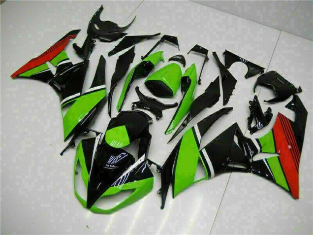 Cheap 2009-2012 Black Green Red Kawasaki ZX6R Bike Fairing Kit Cheap 2009-2012 Black Green Red Kawasaki ZX6R Bike Fairing Kit