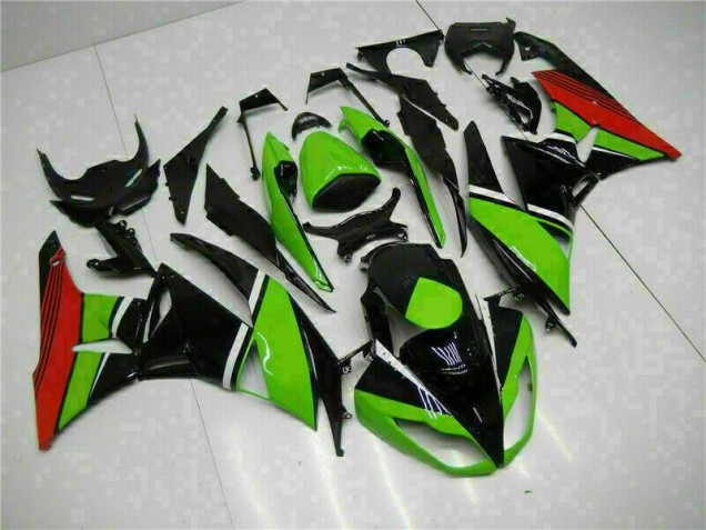 Cheap 2009-2012 Black Green Red Kawasaki ZX6R Bike Fairing Kit Cheap 2009-2012 Black Green Red Kawasaki ZX6R Bike Fairing Kit